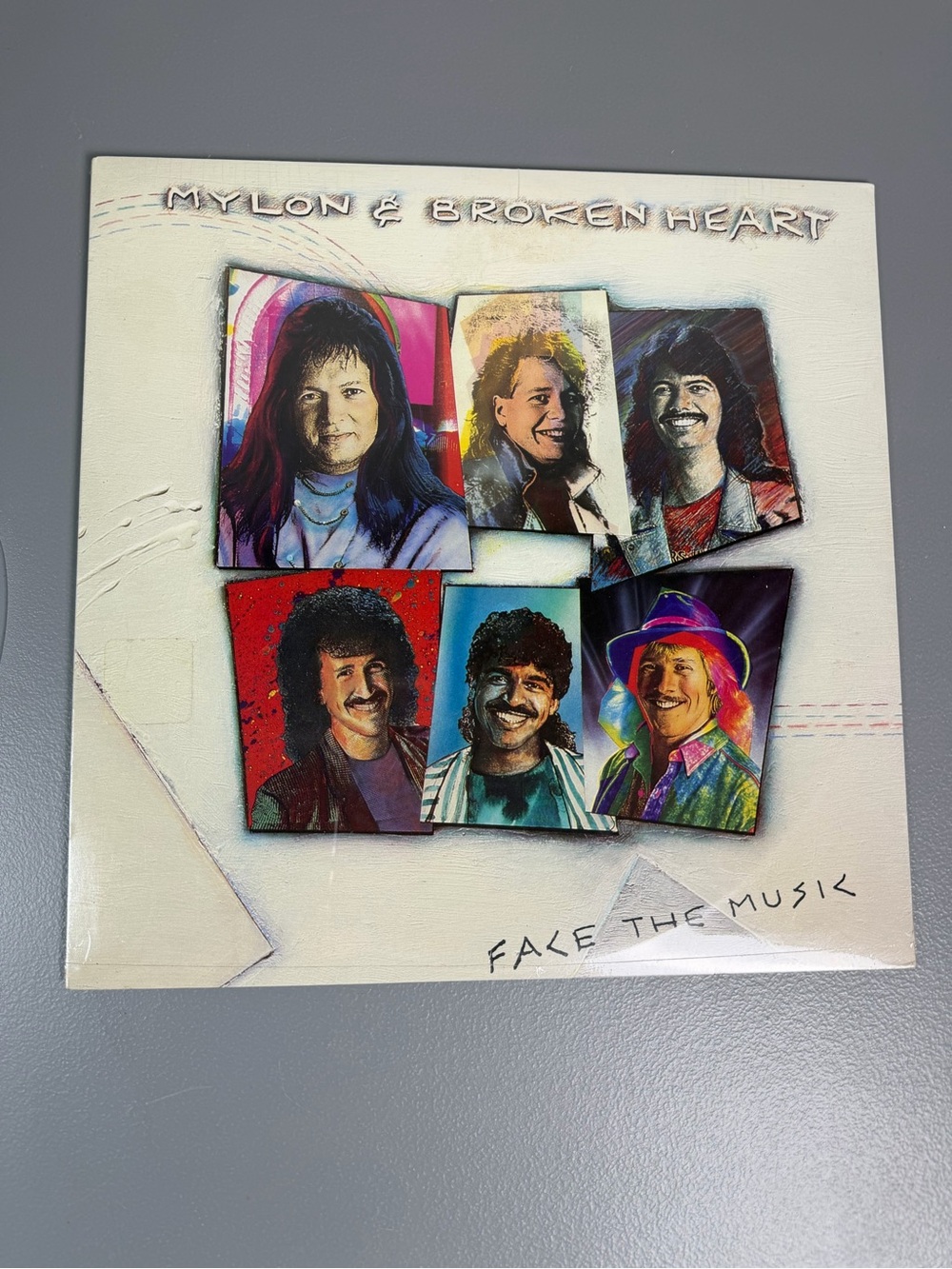 Mylon LeFevre & Broken Heart—Face The Music 1988 Christian Rock Vinyl LP Record